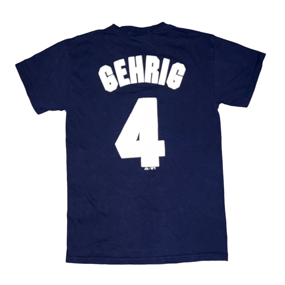 Vintage Lou Gehrig T-Shirt Jersey (MLB Cooperstown Collection)